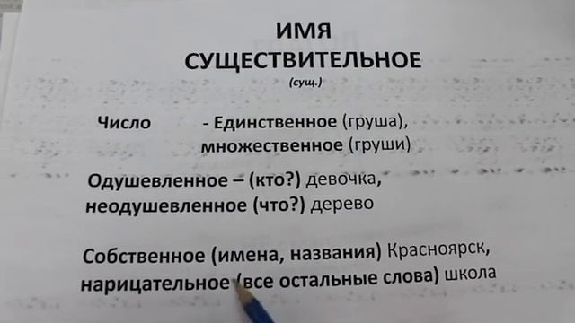 Тема урока "Части речи" 2 класс. Русский язык смотреть онлайн
