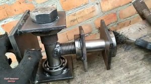 МОЩНОЕ ПРИЦЕПНОЕ ДЛЯ МОТОБЛОКА БЕЗ ЛЮФТОВ СВОИМИ РУКАМИ