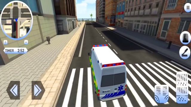 Roof Jumping Emergency#4 - Ambulance Rescue Van Driving Simulator - Android Gameplay смотреть онлайн