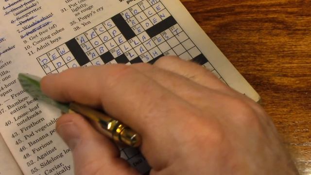 Crossword Puzzle 15 Start to Finish - ASMR Sleep смотреть онлайн