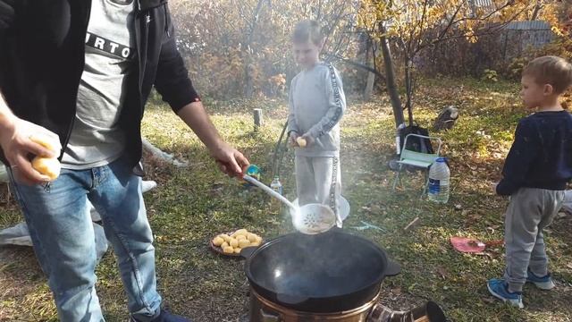 КАЗАН КЕБАБ в казане на природе! Средняя Азия. смотреть онлайн
