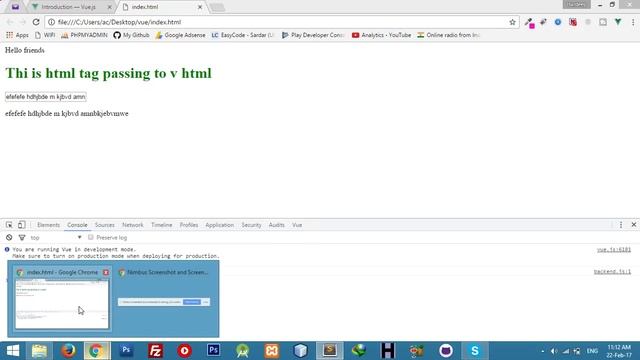 Vue.js 2.0 basics || Binding HTML || v-model || vue.js tutorials from beginner to professional - #3 смотреть онлайн