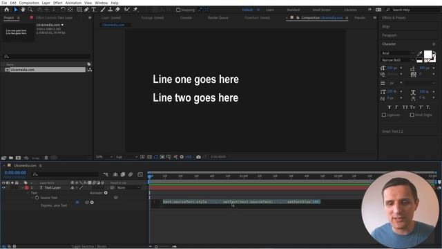 How to Use Expressions to Access & Edit Text Properties in After Effects смотреть онлайн