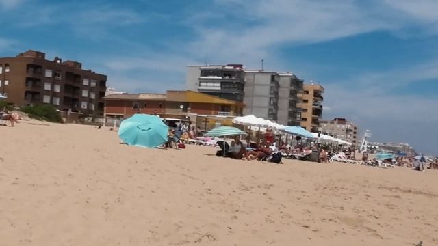 MUST SEE - Badalona Beach ☀️ Spain Barcelona 4K 2023 Walking Tour beach walk смотреть онлайн