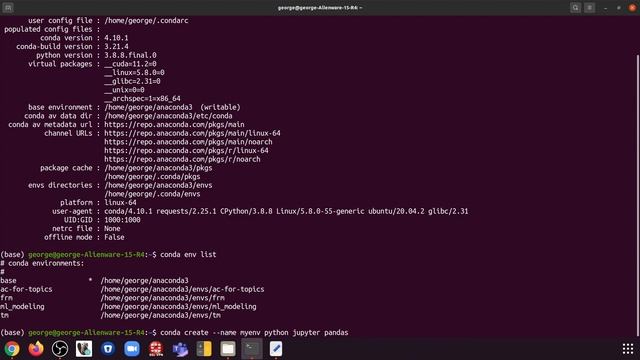 Anaconda Basics for Virtual Environments смотреть онлайн