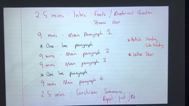English Language Paper 2, Question 5: Writing A Speech, Letter, Article, Blog. смотреть онлайн