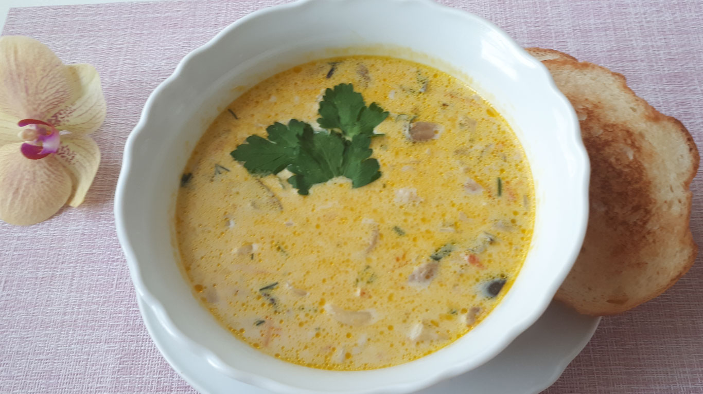 Самый вкусный суп. Грибной суп. Как приготовить суп? Молочный суп – рецепт. Суп из шампиньонов. смотреть онлайн