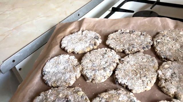 Ароматные Ржаные Постные Лепешки с Яблоками / Рецепт Выпечки без Дрожжей, Сахара, Яиц смотреть онлайн