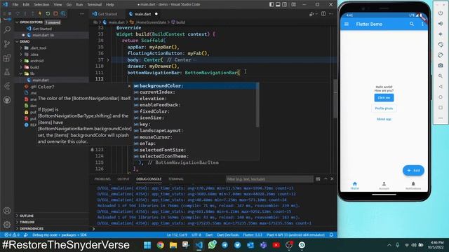 Flutter Bottom Navigation Bar | Live Coding | Momin Raza Dev смотреть онлайн