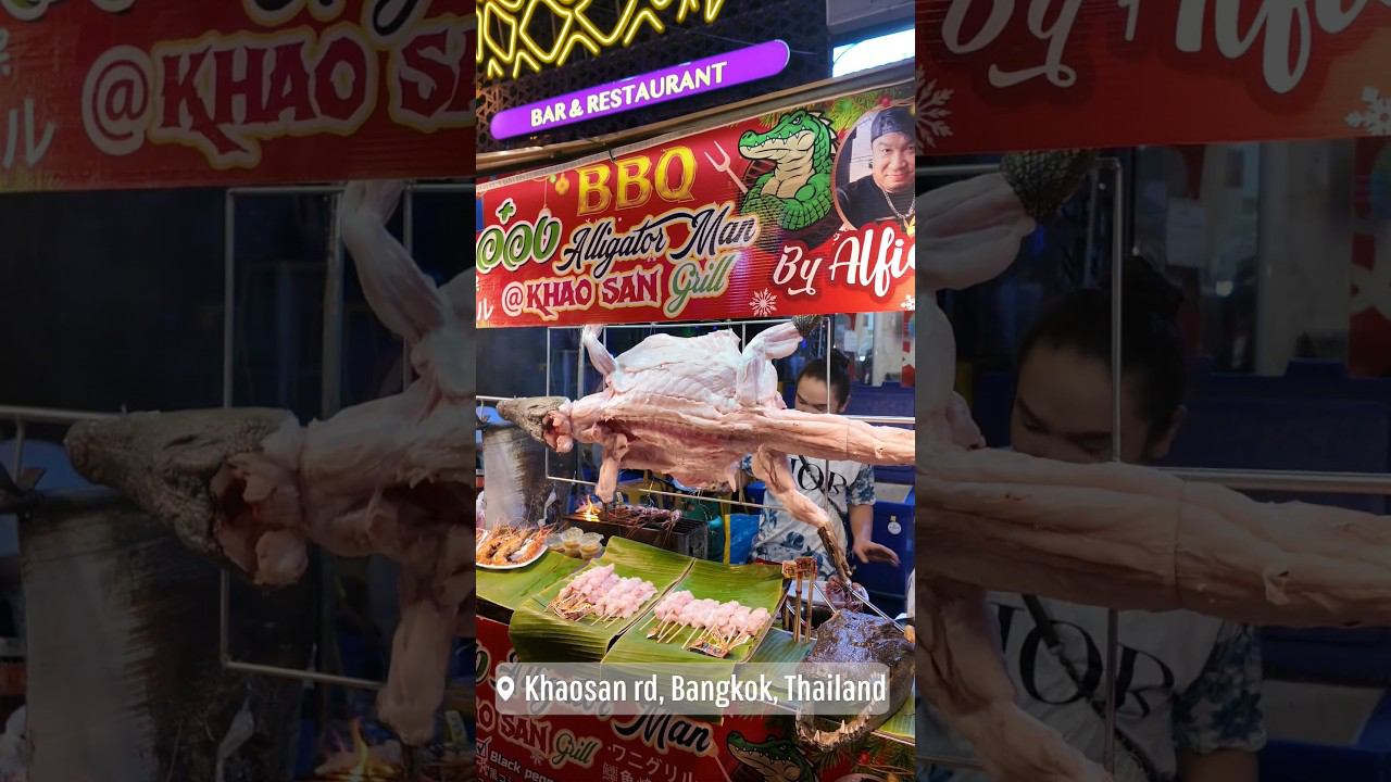 Невероятно! Пробуем Крокодила! Тайланд 2024 #уличнаяеда смотреть онлайн