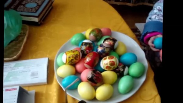 Пасха! крашенные яйца! Софья) Sophia / Easter, eggs / channel Merry merry-go-round from Mitya Sedogo