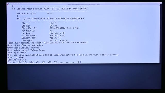Reset a Fusion Drive смотреть онлайн