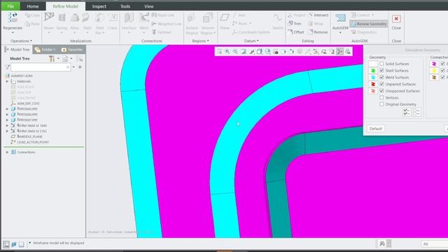 Creo simulate for beginners - Static analysis P3 смотреть онлайн
