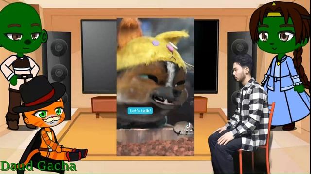 Shrek reagindo ao Gato de Botas 2|gacha club| Puss in Boots 2 react to death wolf | Shrek react to смотреть онлайн