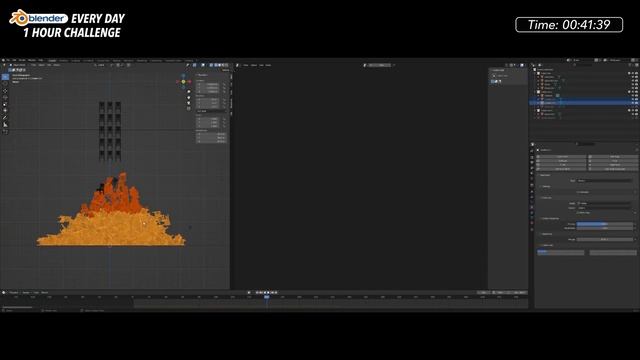 Converting Instances to Rigid Bodies - Blender Every Day #252 смотреть онлайн