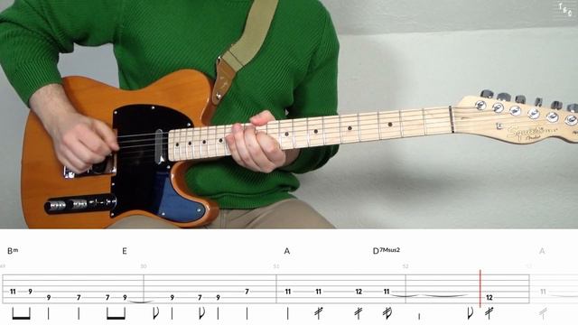 The Cure - In Between Days | Guitar Tabs Tutorial смотреть онлайн