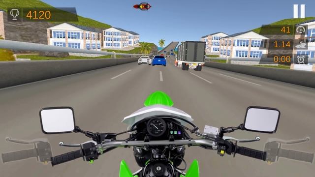 Bike Games - Highway Bike Rider - Motorcycle Traffic Racer 3D - Gameplay Android free games смотреть онлайн
