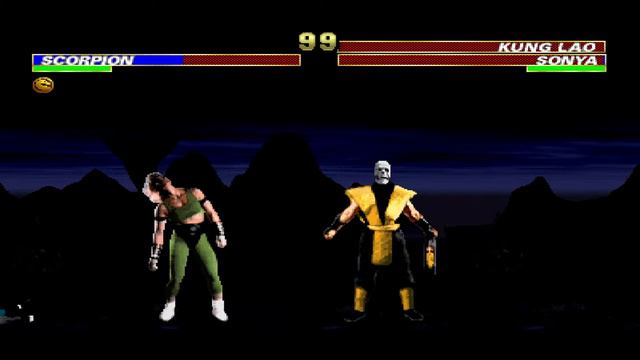 M.U.G.E.N Mortal Kombat Trilogy X-Scorpion(MK1)playthrough смотреть онлайн