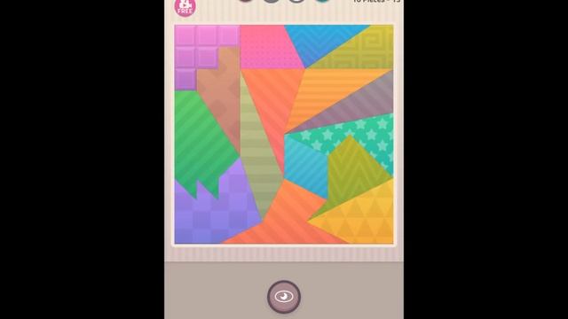 Polygrams Tangram Square Basic Levels 16 Pieces Answer