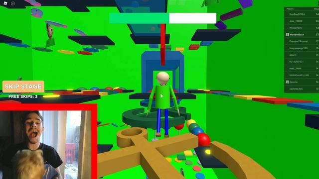 Escape the BALDI BASIC PARKOUR OBBY in ROBLOX / Wonder BASH Gaming смотреть онлайн
