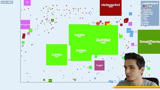 70,000 Score - Agar.io with Squares ( Solo Domination ) смотреть онлайн