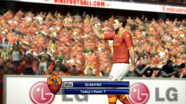 [HD] PES 2013 Celebrations ft. Dance Dance Giallorossi смотреть онлайн
