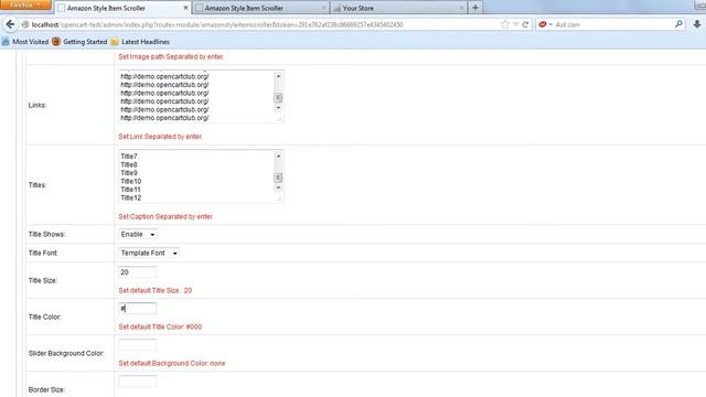 Amazon Style Item Scroller Opencart Module смотреть онлайн