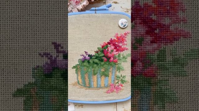 Вышивка шерстью ?? #риолис #астильба #вышивка #вышивкакрестиком #рукоделие #цветы смотреть онлайн