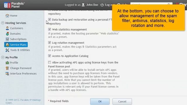 How to create and manage service plans in Plesk смотреть онлайн