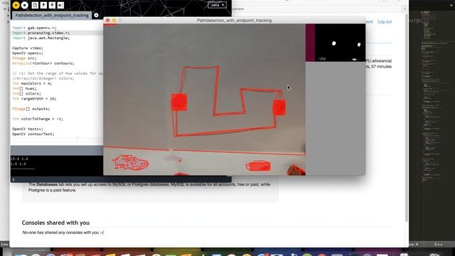OPENCV: PATH DETECTION USING HUE TRACKING AND CONTOURS смотреть онлайн