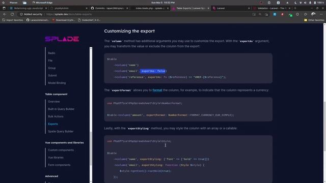 Exporting Records | Laravel Splade Tutorial for Beginners смотреть онлайн