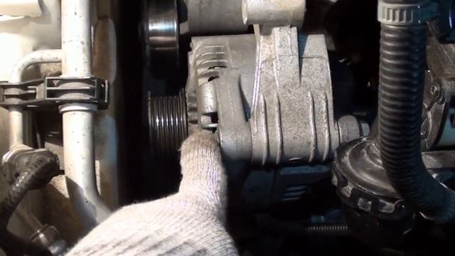 Как снять генератор Hyundai Sonata(Хендай Соната)?