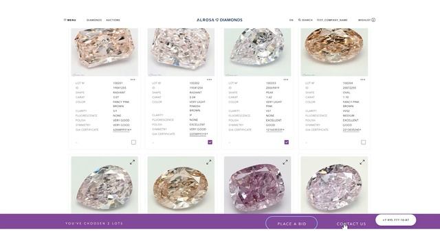 Alrosadiamond.ru auctions. Инструкция для участников аукциона смотреть онлайн