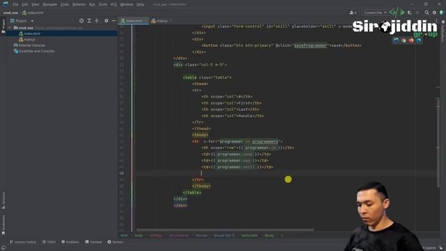 #vuejs CRUD application in vueJs | CRUD application on vueJs смотреть онлайн