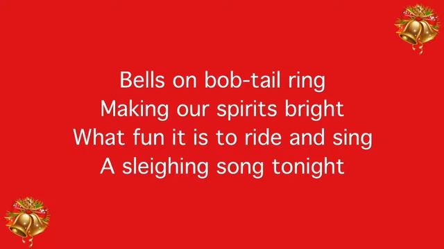 Frank Sinatra - Jingle Bells (lyrics) смотреть онлайн