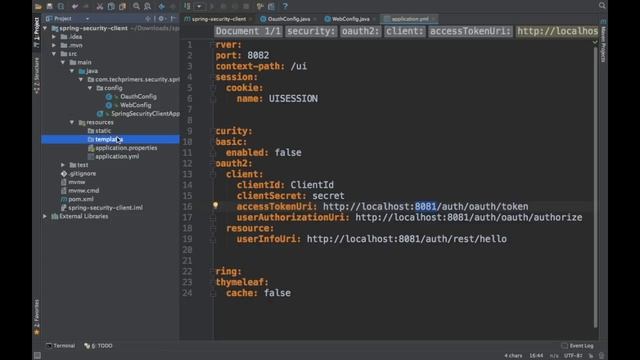 Spring Security using OAuth2 in Spring Boot | Tech Primers смотреть онлайн