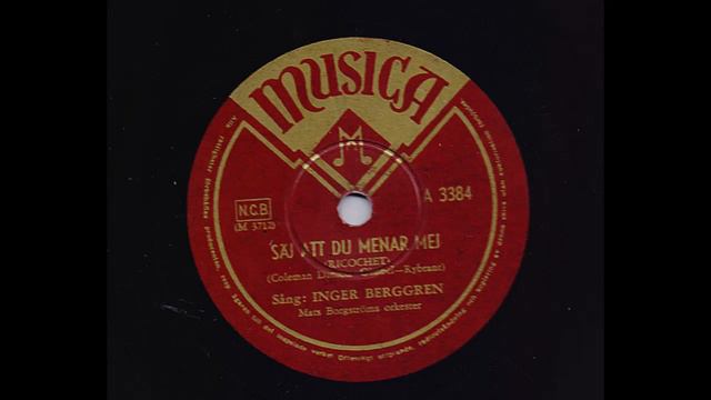 INGER BERGGREN - SÄJ ATT DU MENAR MEJ смотреть онлайн