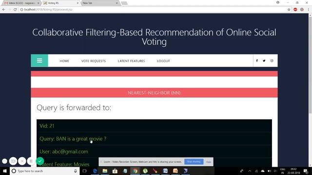 Group 14 COLLABORATIVE FILTERING BASED RECOMMENDEDATION OF ONLINE SOCIAL VOTING смотреть онлайн