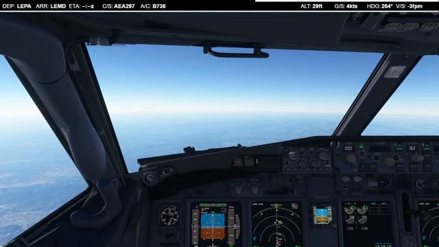 MSFS2020 | PMDG 737-800 | Mallorca-Madrid LEPA-LEMD