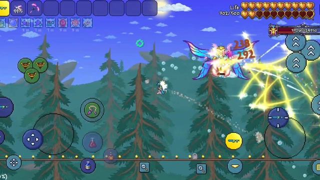 Terraria 1.4.4 mobile | EMPRESS OF LIGHT MASTER DAYTIME VS BUBBLE GUN | смотреть онлайн
