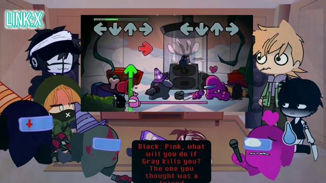 FNF Mod Characters Reacts Unknown SUSffering (FNF Unknown Suffering V3 but Gray and Pink Sing It) смотреть онлайн