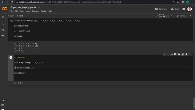 Python 2 | Numpy Library | Arrays and Matrices in python | Matrix Operations | Reshaping Matrices | смотреть онлайн