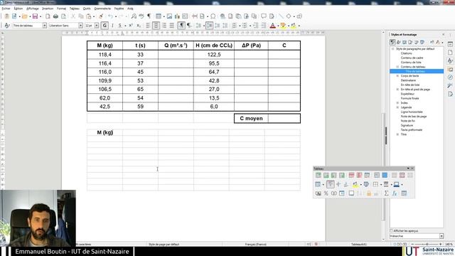 Créer et gérer des tableaux dans LibreOffice Writer - version 7 смотреть онлайн