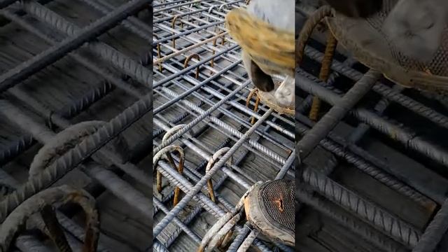 Вязка арматуры как вязать арматуру ценьгами#вязка#ценьги смотреть онлайн