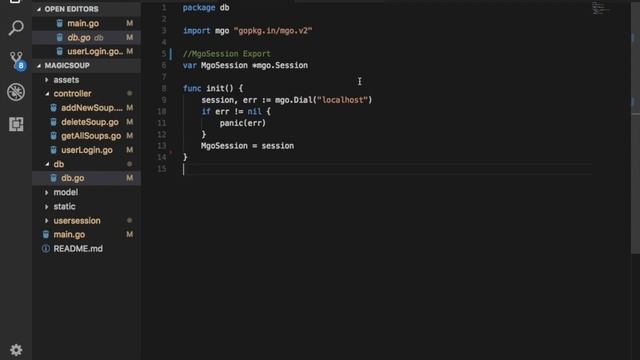Golang app - MongoDB смотреть онлайн