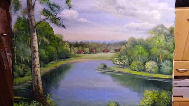 Мои картины написаны в период карантина пока сижу дома .(2) смотреть онлайн