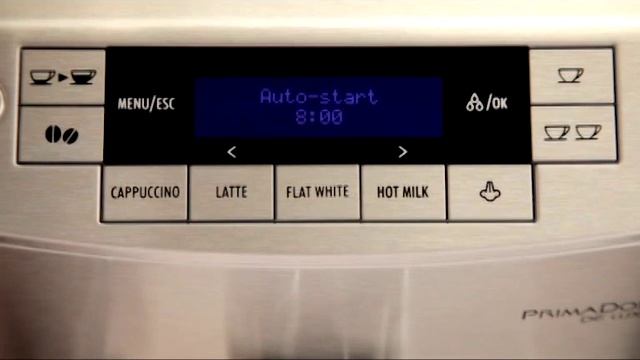 PrimaDonna S DeLuxe | How to set the auto-on on your coffee machine смотреть онлайн