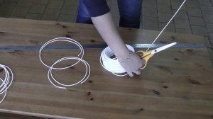 Плетение корзинки из искусственного ротанга часть 1