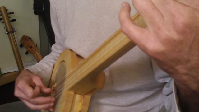 Home made Proffitt style fretless mountain banjo. смотреть онлайн