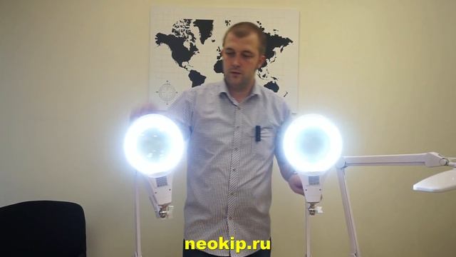 8066LED сравнение ламп-луп (бестеневых светильников) смотреть онлайн